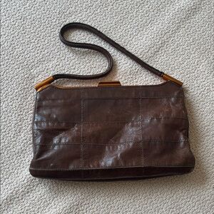 Vintage Emanuel Ungaro Brown Leather Bag